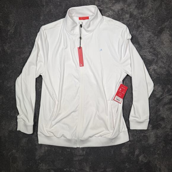 Redvanly Dewitt Zip Jacket Mens Medium Weatherproof Athletic Golf NWT
